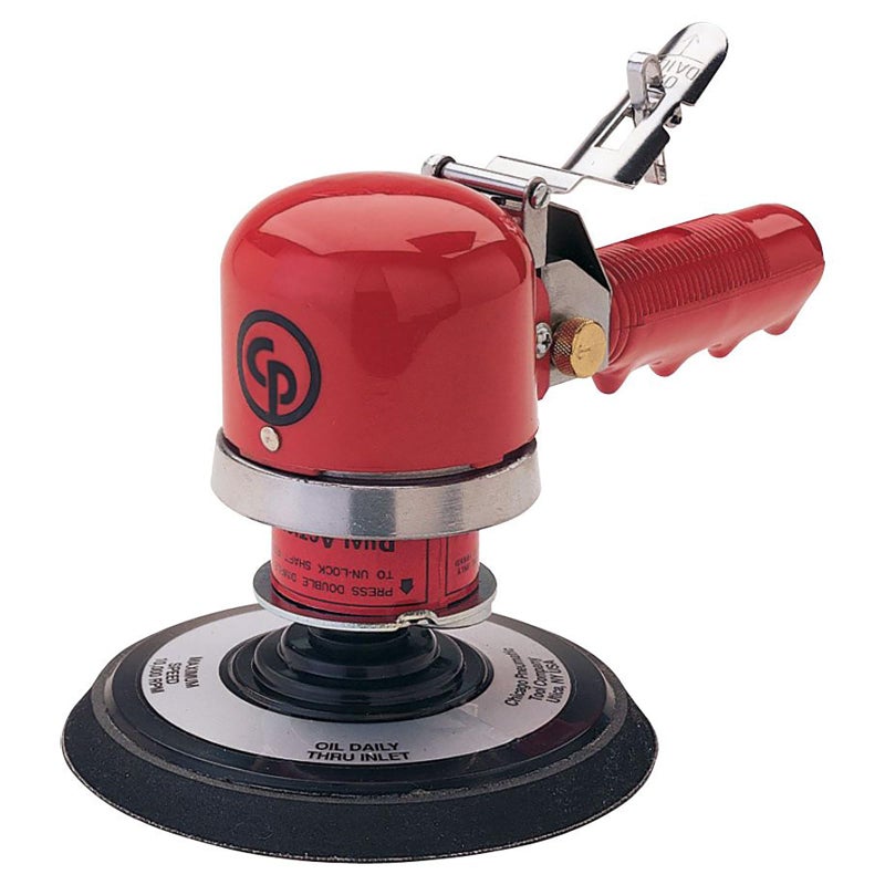 Chicago Pneumatic CP870-6 Inch (150 mm), Air Random/Rotary Sander Tool, Non-Vacuum, PSA, 10000 RPM, Home Improvement, Woodworking, Rust Removal, Polisher - Image 2